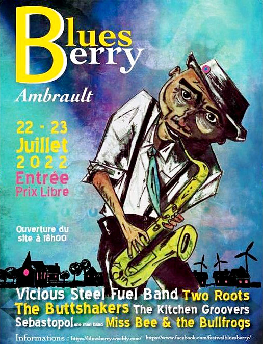 Le Festival Guitare Issoudun au festival Blues Berry les 22 et 23 juillet 2022