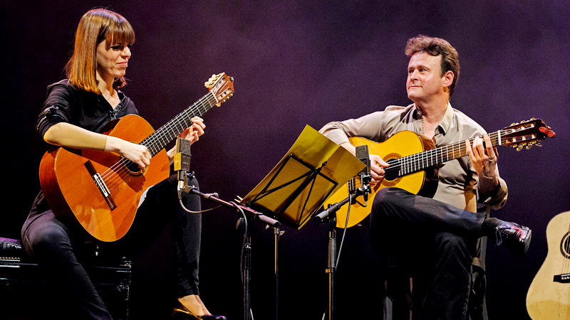 Sylvain Luc et Marylise Florid au Festival Guitre Issoudun 2017