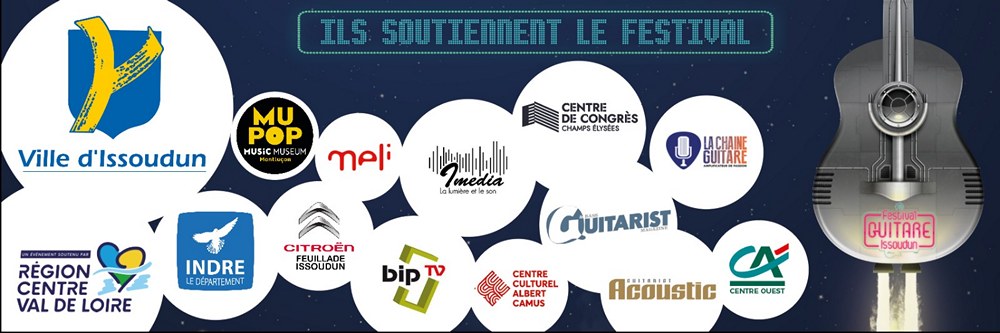 Les partenaires Festival Guitare Issoudun 2023