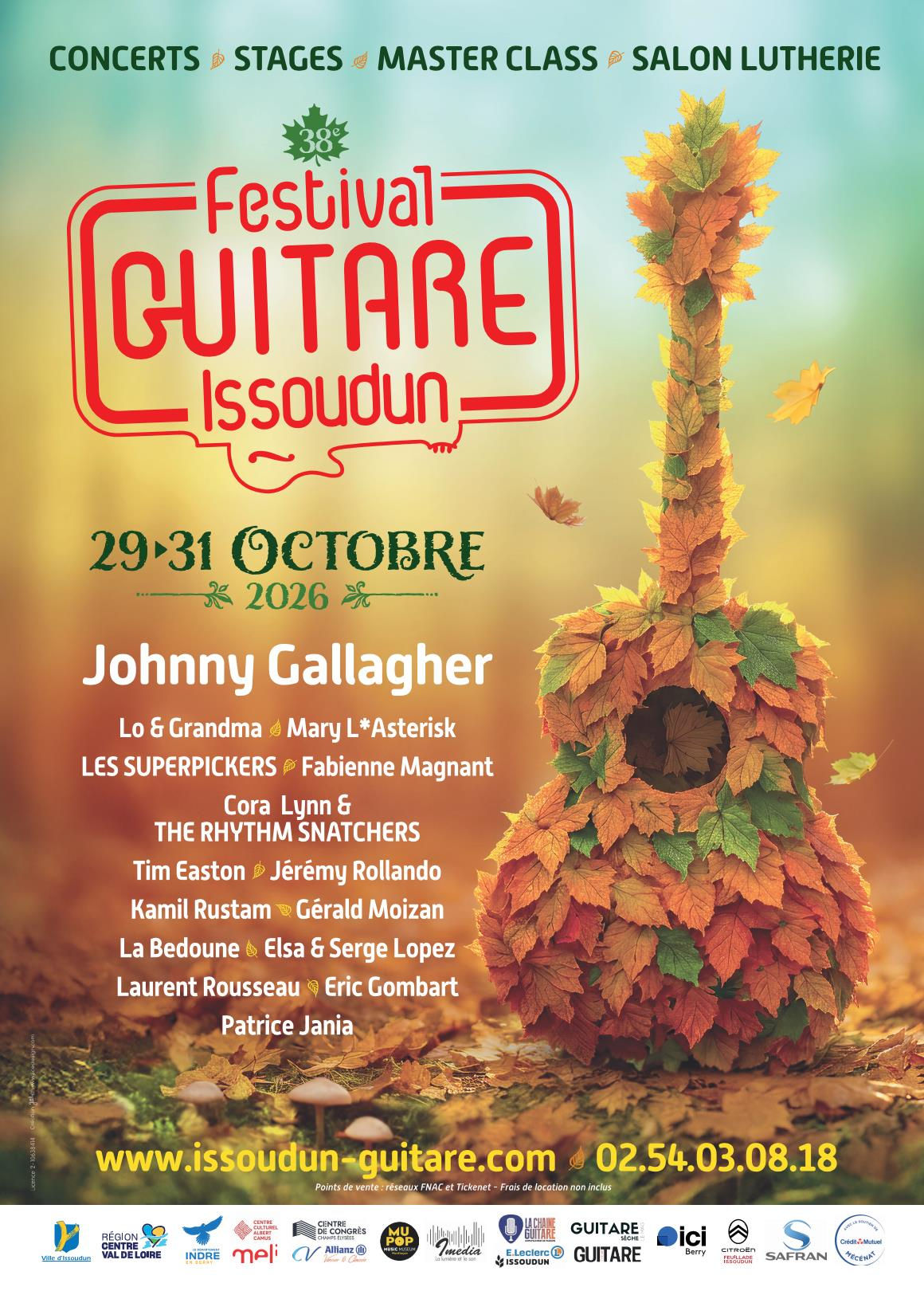 38ème Festival Guitare Issoudun 2026