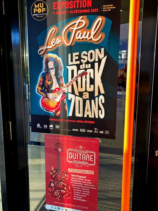 Les affiches du MuPop et du Festival Guitare Issoudun 2022