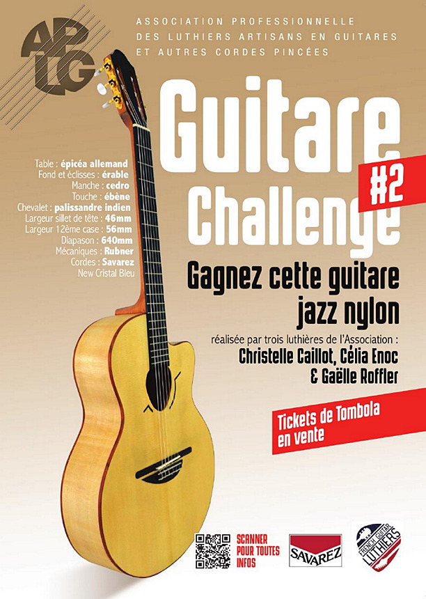 Guitare Challenge #2 APLG et French Guitar Luthiers 2022